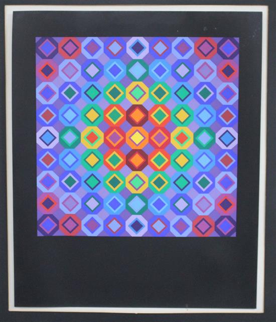 Victor Vasarely (1906-1997), screenprint, Untitled, 146/340, signed, 39.5 x 59cm
